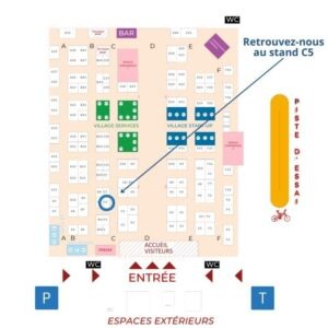 plan localisation stand salon professionnel enviropro