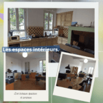 patchwork photos intérieur espace de travail du siège d'Etcée Terra dans le Tarn-et-Garonne proche de Montauban
