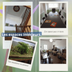 patchwork photos intérieur espace de travail au siège d'Etcée Terra dans le Tarn-et-Garonne, proche Montauban