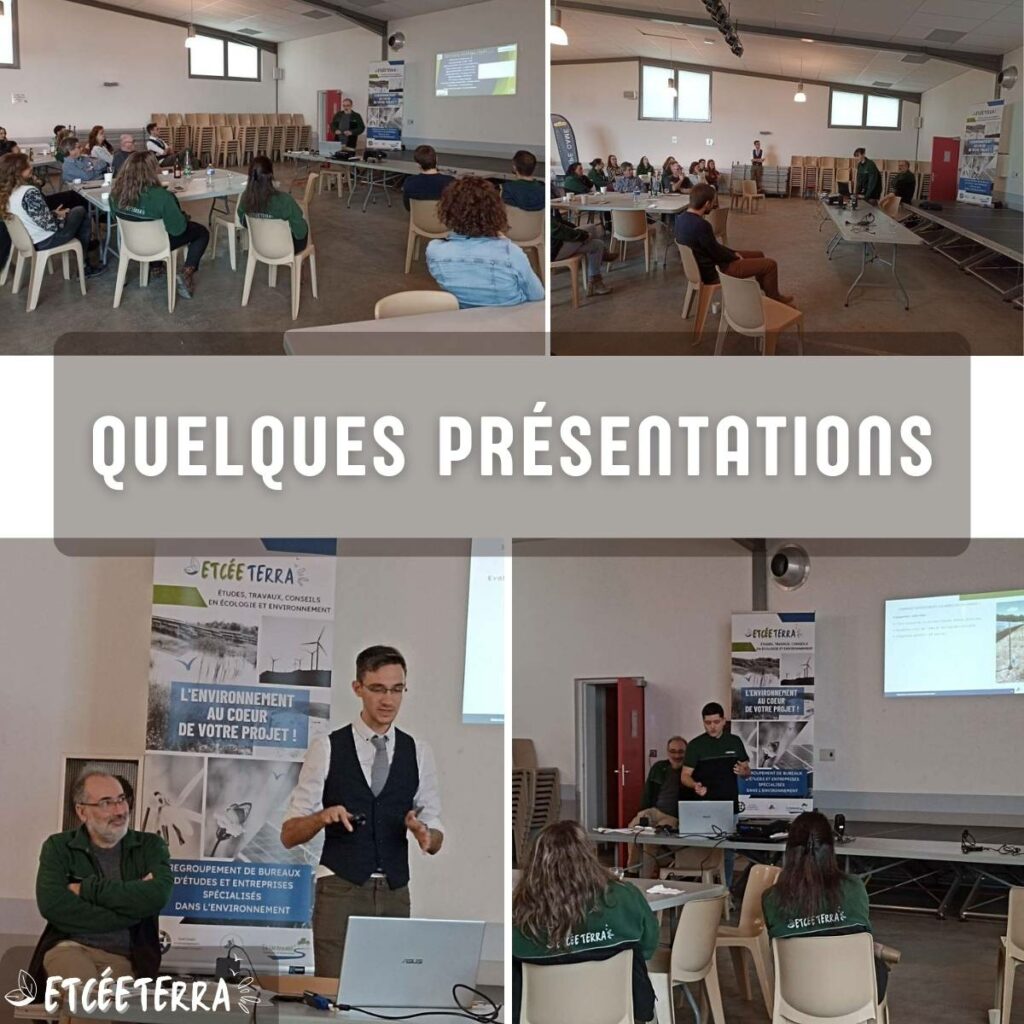 présentations des résultats et du travail des collègues